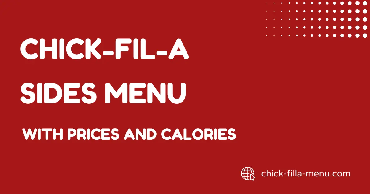 chick-fil-a sides menu with prices